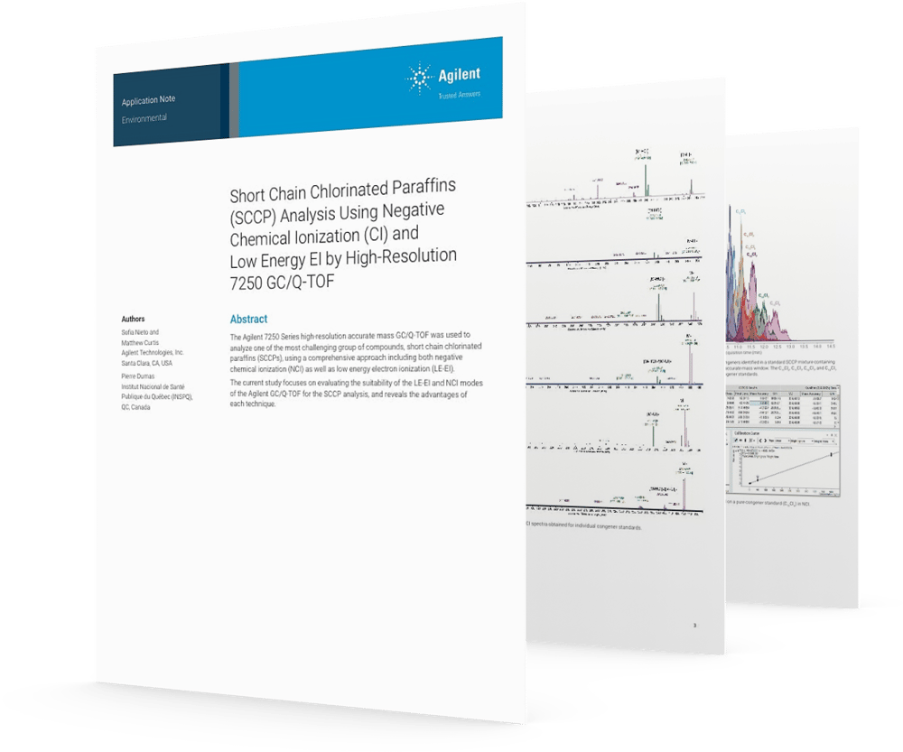 Short Chain Chlorinated Paraffins (SCCP) Analysis Using Negative